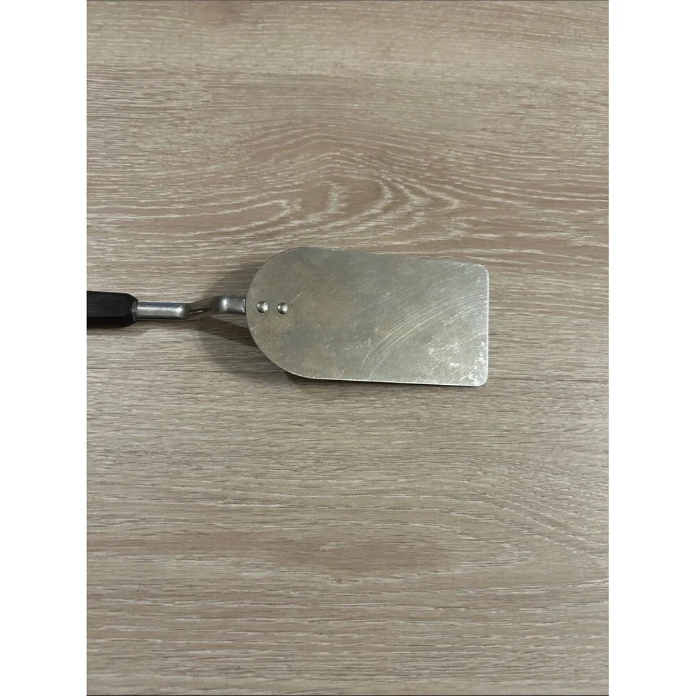 Duncan Hines Stainless Steel 6in Turner Spatula Wooden Handle
